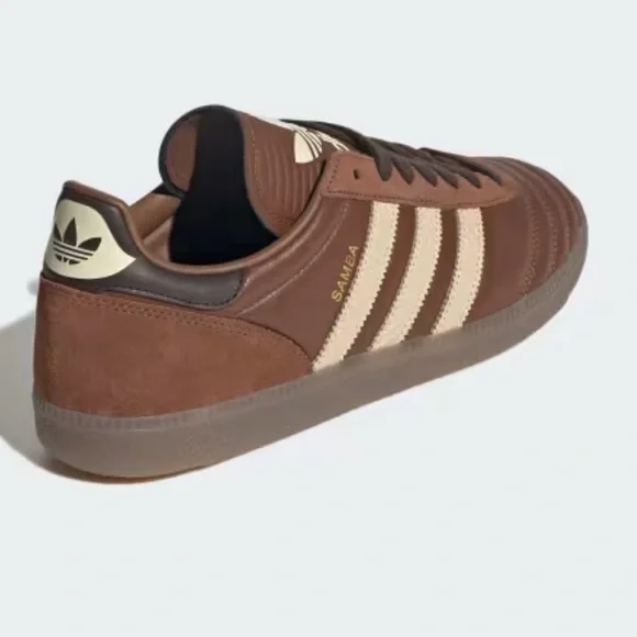 adidas Originals Brown and Cream Sneakers - Picture 6 of 15